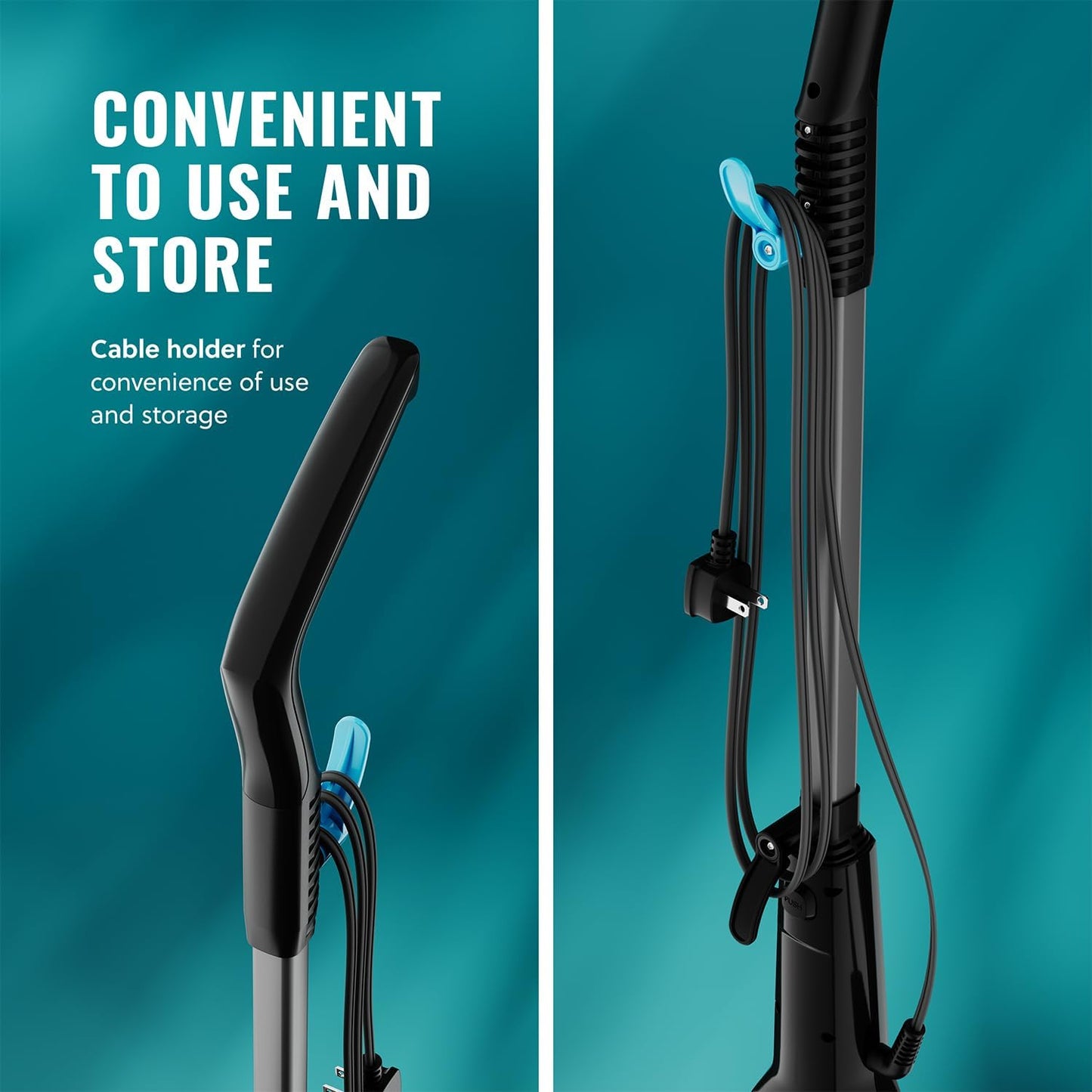 PurSteam Professional Steam Mop - Multi-Surface Floor Cleaner for Hardwood, Tile & Carpet | Fast Heating & Lightweight