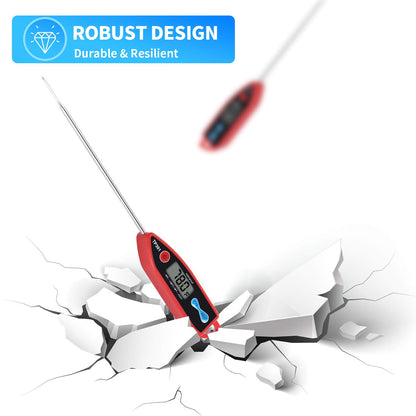 Yacumama Digital Water Thermometer - Instant Read Waterproof Probe for Food, Meat, and Candles