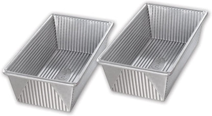 USA Pan | 1 Lb Loaf Pan Set - Durable Nonstick Bakeware for Perfectly Baked Bread