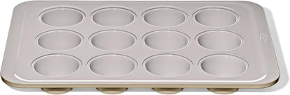 OXO Good Grips 12-Cup Muffin Pan - Non-Stick Pro Ceramic Coated Bakeware for Perfect Biscuits