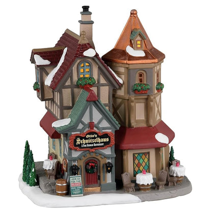 Lemax 35030 Vail Village Lighted Building Otto’s Schnitzelhaus