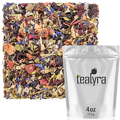 Tealyra - Scandinavian Wild Berry - Black Currant - Goji Berry - Hibiscus Health Tonic - Loose Leaf Tea - Relaxing - Anti-Inflammatory - Anti-Stress - Caffeine-Free - 112g (4-ounce)