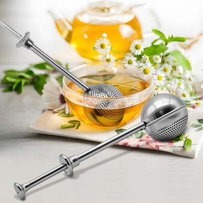 SENHAI 2 PCS Stainless Steel Flour Sifter - Perfect for Baking & Powdered Sugar Shaking | Half-Hole & Full-Hole Design
