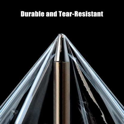 JUKFITA Stretch Film - 4" x 500 ft Shrink Wrap Rolls with Handle | Lightweight Plastic Wrap for Moving