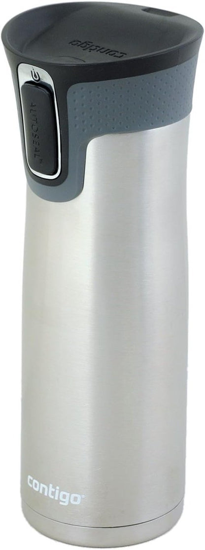 Contigo West Loop 20oz Travel Mug - Stainless Steel, Vacuum-Insulated, Spill-Proof | Keeps Drinks Hot for 5 Hours, Cold for 12 Hours