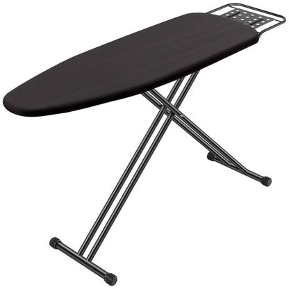 Jakeefud Full Size Ironing Board 15" X 47" with Heat Resistant Cover and Thicken Felt Pad, Safety Iron Rest, Heavy Duty,Anti-Skid Feet, Height Adjustable