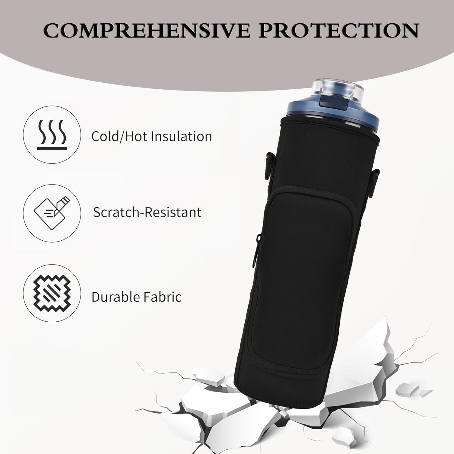 Ninja | Portable Blender Storage Bag Sleeve - Convenient Accessory Pocket & Shoulder Strap for Ninja Blast Max
