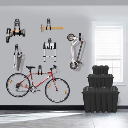 Garage Hooks by [Brand Name] - 12 Pack Heavy Duty Wall Storage Hangers for Bikes, Ladders & Tools