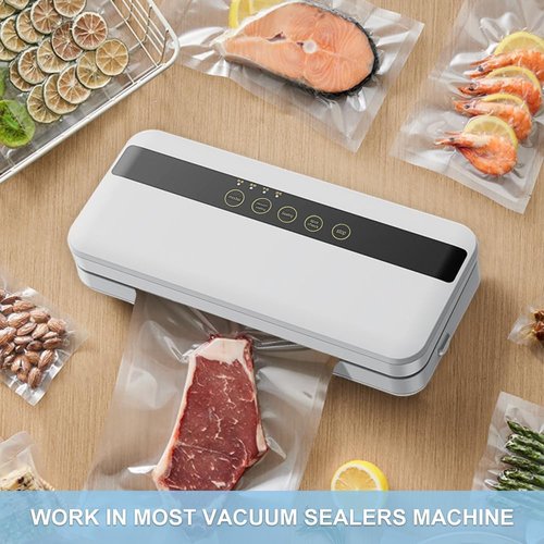 FoodSaver Vacuum Sealer Bags - 100 Pre-Cut BPA-Free 8 x 12 Inch Heavy-Duty Storage Bags