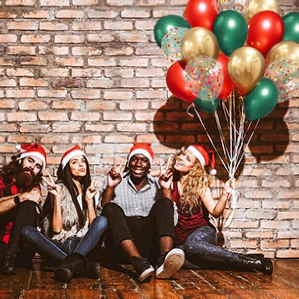 Red Green Gold Balloons 70 Pack for Christmas Party - Variation: Red Green