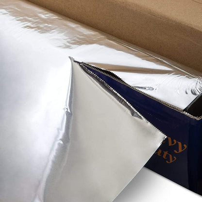 Skiennix Heavy Duty Aluminum Foil Roll - Food Safe 18 Inches x 500 FT | Durable Kitchen Wrap