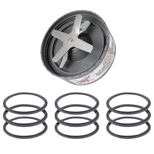 1 Pack Replacement Extractor Blade for Nutribullet Blade 900w /600 with 9P Nutribullet Gasket Replacement Nutribullet Blades Replacement Nutribullet Blender Blade Replacement Nutribullet Blender Parts