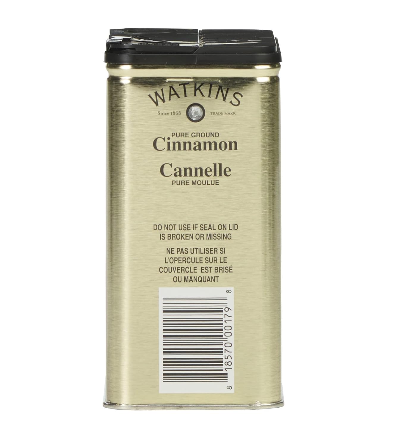 Watkins Gourmet Cinnamon Spice Tin - Pure Ground, 6 oz. for Delicious Flavor Enhancements