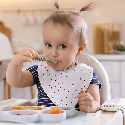 PandaEar Silicone Baby Feeding Spoon Set - 7 Pack for Baby Led Weaning | Ideal for Infants & Toddlers