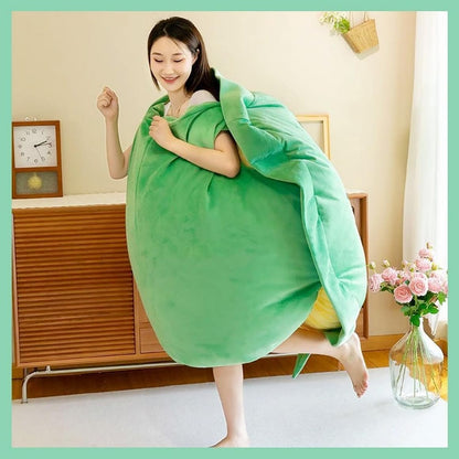 BXEBUI 51 Inch Wearable Turtle Shell Pillows Weighted Stuffed Animal Costume Plush Toy Funny Dress Up, Gift for Kids Adults (51 in)