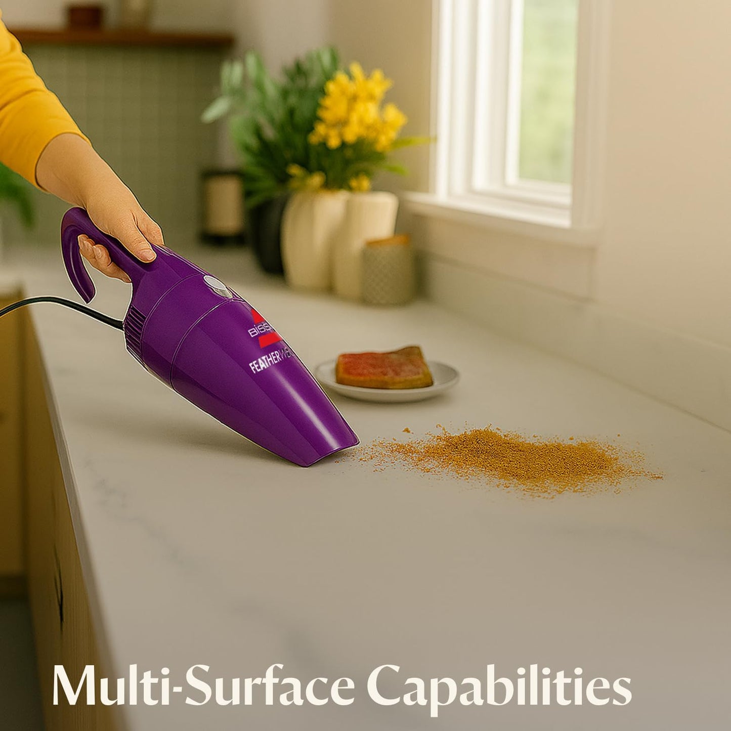 BISSELL Featherweight Stick Vacuum - Lightweight Bagless Design with Crevice Tool | Perfect for Dorms & Small Spaces