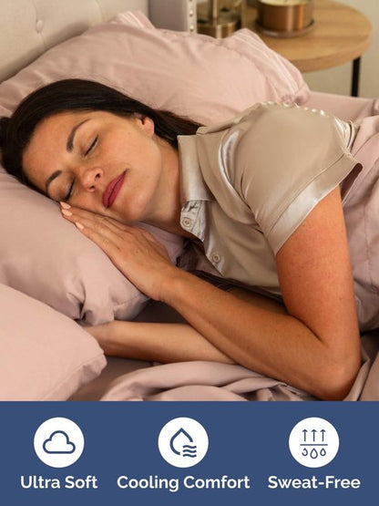 Extra Deep Full Fitted Sheet - Hotel Luxury Single Fitted Sheet Only - Easily Fits 18 inch to 24 inch Mattress - Ultra Soft, Wrinkle Free w/Extra Deep Pockets - Easy-Care, Breathable & Comfy - Mauve