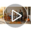 Hello Pumpkin Fall Door Mat - Orange 17x30 Low Profile Welcome Rug
