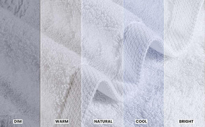 Utopia Towels 16 Pack Premium Bath Towels Set, 27 by 54 Inches, 100% Ring Spun Cotton 600GSM, Lightweight and Highly Absorbent Quick Drying Towels, Perfect for Daily Use, White