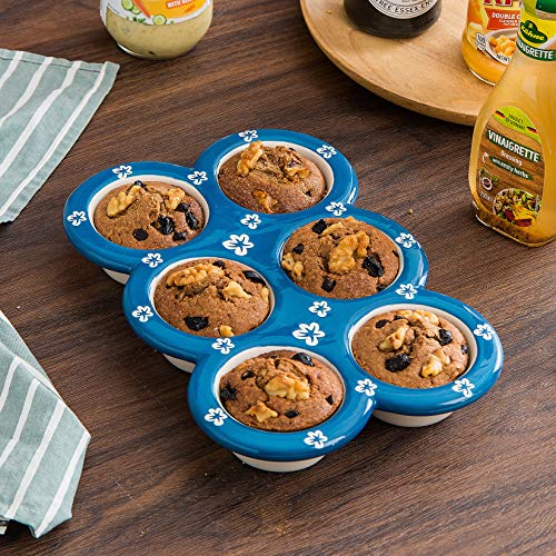 Wisenvoy Muffin Pan Cupcake Pan Ceramic Muffin Tin Cupcake Tin Popover Pan Muffin Pans Nonstick 6 Cupcake Tray