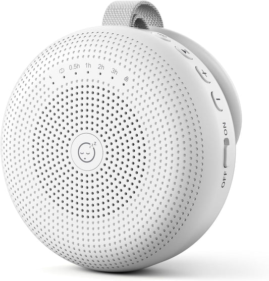Skiennix White Noise Machine - Portable Sound Device with 33 Soothing Sounds & Timer for Sleep | Travel & Home