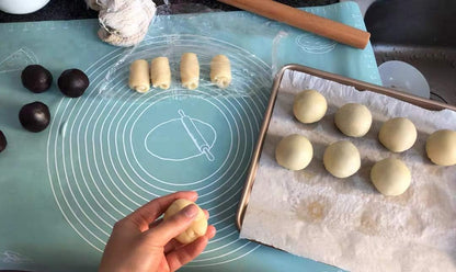 Walooza Nonstick Baking Sheets Set of 2 - 11 Inch Deep Cookie Trays | Heavy Duty & Easy Clean