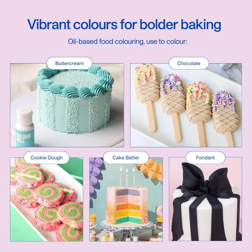 Colour Mill Oil-Blend Food Coloring - Fairytale 6 Pack | 20 Milliliters of Vibrant Colors