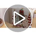 Gingerbread Man and Christmas Tree Table Runner Set - 2 Pack Holiday Decor