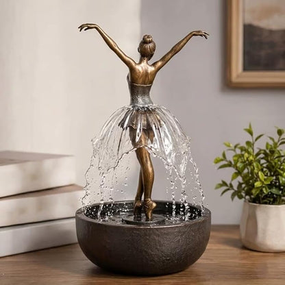 Ballerina Tabletop Water Fountain with USB Style-b+ Water Pump