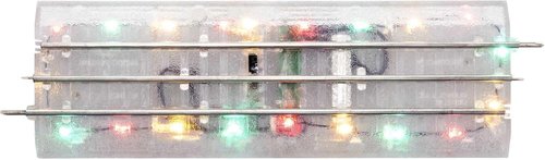 Lionel Lighted FasTrack Electric O Gauge - 10" Straight Track | Pack of 4 for Enhanced Play