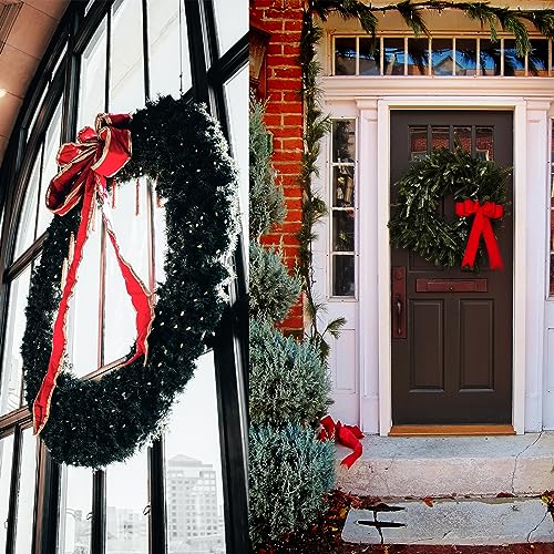 2pcs 50cm Natural Grapevine Wreath Rings for Holiday & Seasonal Decor - DIY Crafts