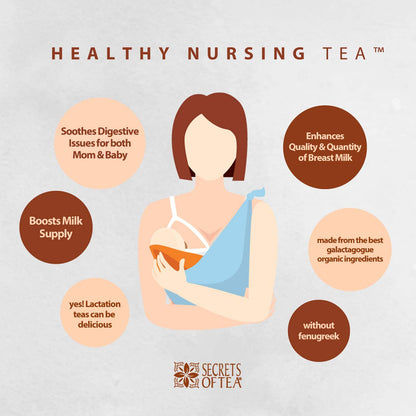 Lactation tea, healthy nursing by Secrets of Tea