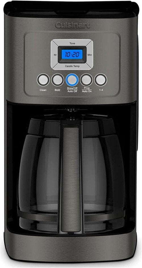 Cuisinart 14-Cup Coffee Maker - Programmable PerfecTemp with Brew Strength Control | Black Stainless Steel