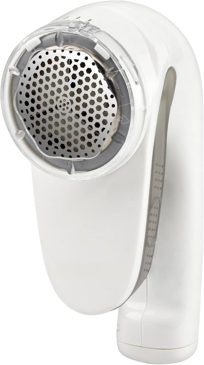 Conair Fabric Shaver - Rechargeable Lint Remover with 3 Settings | Large 2-Inch Shaving Head, White