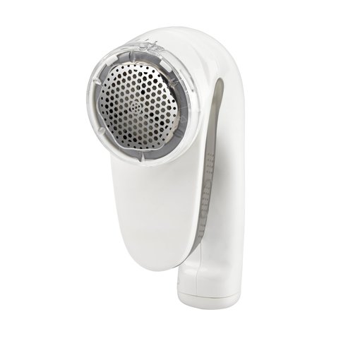 Conair Fabric Shaver and Lint Remover, Rechargeable Portable Clothes Shaver with 3 Settings, Fuzz Remover for Sweaters, Clothing, and Furniture, Large 2-Inch Shaving Head, White