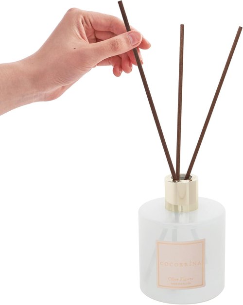 COCORRÍNA Reed Diffuser - Olive Flower Scent for Relaxing Home Ambiance | Elegant Design