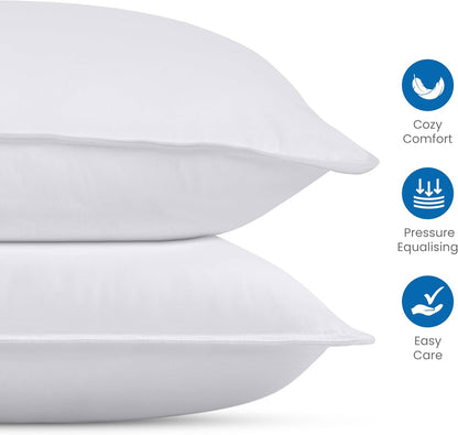 Utopia Bedding King Size Bed Pillows - Set of 4 Cooling Hotel Pillows for All Sleep Positions