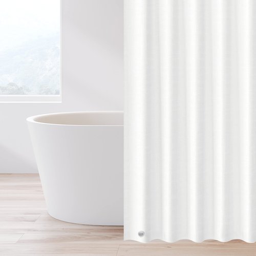 EHZNZIE Shower Curtain Liner Light Weight PEVA, Shower Liner 72x84 Inches, Waterproof, No Chemical Smell with 12 Rust Proof Metal Grommets for Bathroom Shower Curtain, Frosted