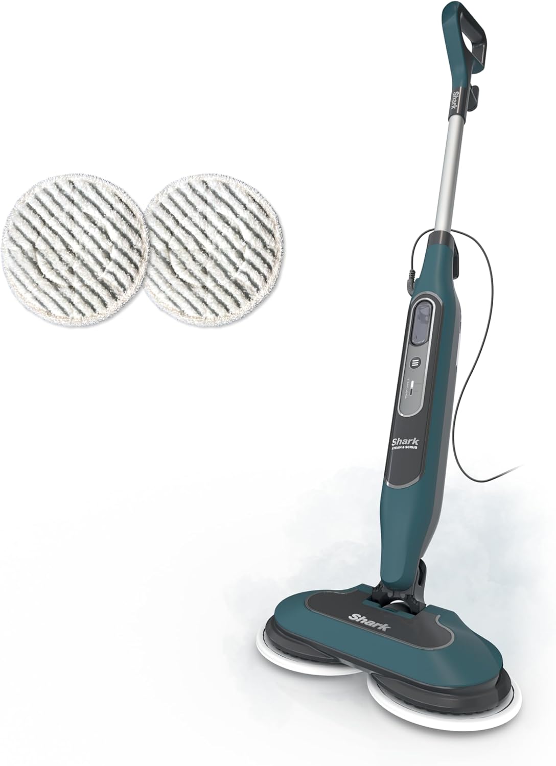 Shark Steam & Scrub Hard Floor Steam Mop - All-in-One Sanitizing with 2 Steam Modes & XL Water Tank | Teal S8002BRN