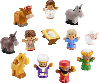 Fisher-Price Little People Nativity Set - Musical Toddler Toy with 18 Pieces for Christmas Play