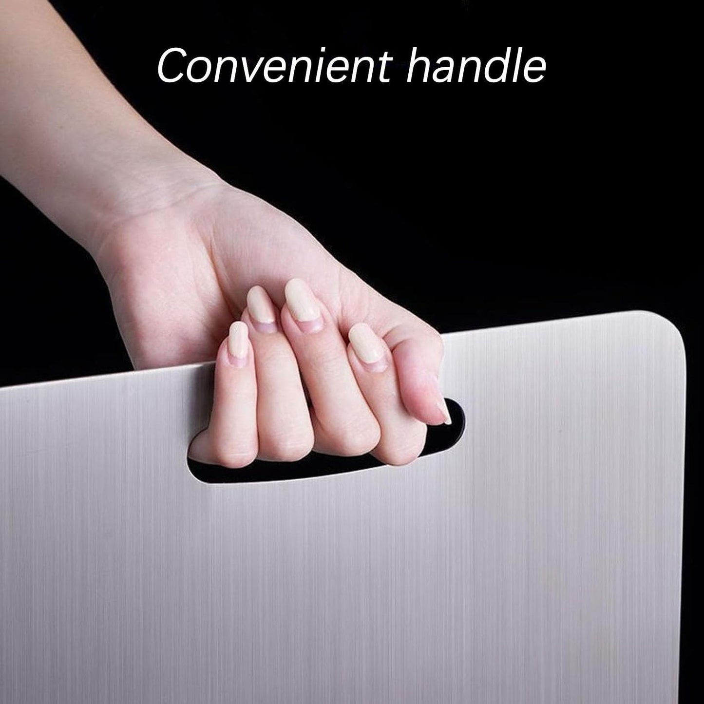 Tivano Cutting Board, Tivano Titanium Cutting Board, Tivano Titanium Cutting Boards for Kitchen, Knife-Friendly Cutting Boards Durable, Non-porous and Easy to Clean (L: 15.35 * 11.02in)