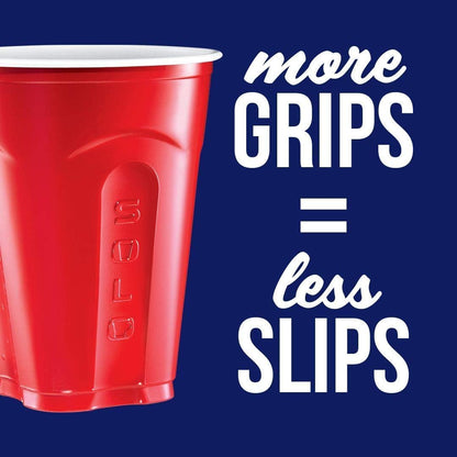 SOLO Cup Company Red Squared Plastic Party Cups - 18 Ounce, 200 Count Pack of 4