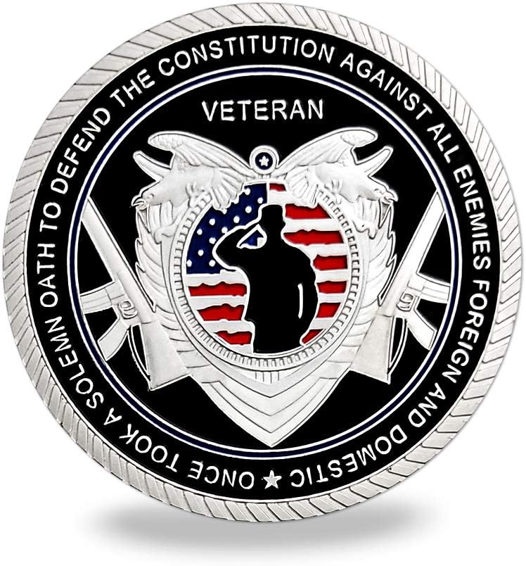 United States Veteran Challenge Coin - Military Souvenir for Proud Veterans