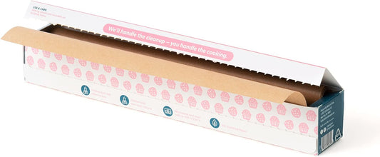 Parchment Paper by For Good | 24 Pre-Cut Half Sheets - Unbleached, Non-Toxic & Oven-Safe