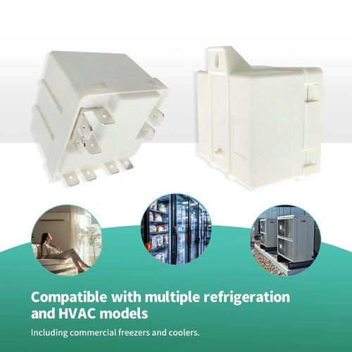 1394121 Relay (040-0166-37) – Compatible with Leer 35A Potential Relay for Refrigeration, HVAC Systems – OEM Quality, Compatible with Freezers and Coolers