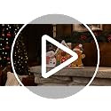 Christmas Indoor Decor Set with Wooden Scene - Festive Tabletop Display