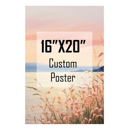 ZXDZSM Personalized Custom Canvas Prints (16"X20"): Upload Your Image/Photo - Custom Personalized Photo to Poster Printing