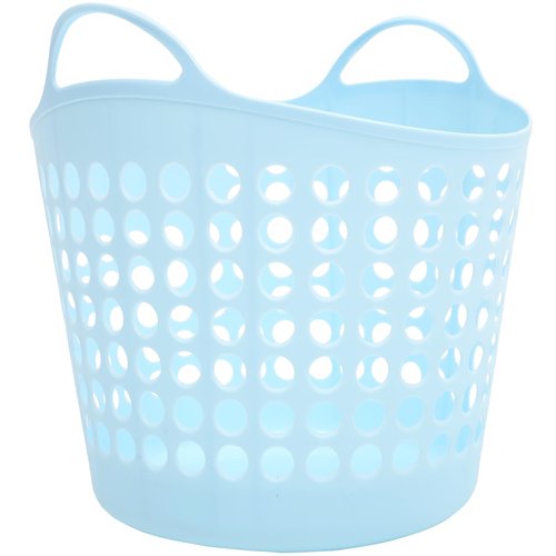 BESTOYARD Laundry Basket with Handles 13.38X12.99X10.23 Inch Plastic Dirty Clothes Storage Bin for Home Bedroom Bathroom Organization