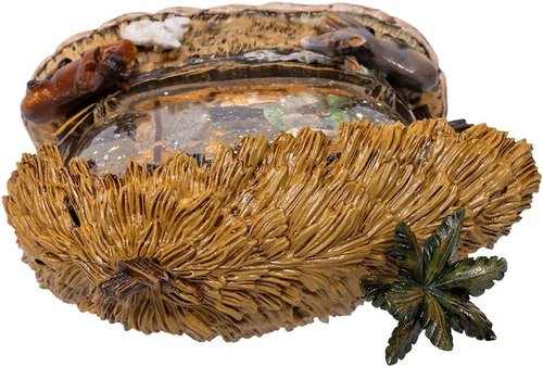 Kurt S. Adler 8-Inch Battery Operated Nativity Scene | Lighted with Spinning Glitter Water