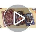 Christmas Faux Book Storage Boxes Set - 3 Decorative Holiday Book Boxes - Variation of Christmas